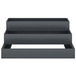 Berkfield Garden Planter Anthracite 90 X 90 X 35 Cm Steel - thumbnail 6