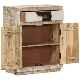 Berkfield Sideboard 60X30X75 Cm Solid Mango Wood - thumbnail 1
