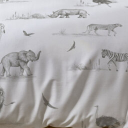 Little Knightley Little Knightly By Samantha Faiers Zambezi Elephant Childrens Single Duvet Set With Pillowcases - White - thumbnail 3