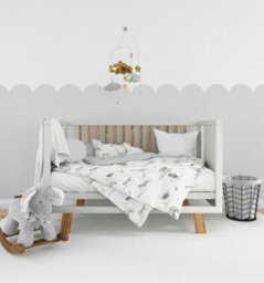 Little Knightley Little Knightly By Samantha Faiers Zambezi Elephant Childrens Single Duvet Set With Pillowcases - White - thumbnail 2