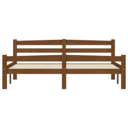 Vidaxl Bed Frame Without Mattress Honey Brown Solid Pinewood 160X200 Cm - thumbnail 4