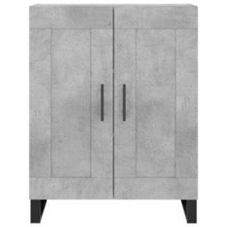 Berkfield Elegant Highboard Concrete Grey 69.5X34X180 Cm Engineered Wood - thumbnail 8