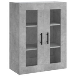 Berkfield Elegant Highboard Concrete Grey 69.5X34X180 Cm Engineered Wood - thumbnail 5