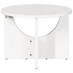 Berkfield Coffee Table White 50 X 50 X 35 Cm Solid Pine Wood - thumbnail 6