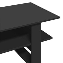 Berkfield Coffee Table Black 102X55X42 Cm Engineered Wood - thumbnail 6