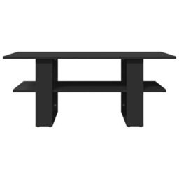Berkfield Coffee Table Black 102X55X42 Cm Engineered Wood - thumbnail 3