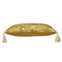 Paoletti Somerton Floral Tasselled Cushion Cover - thumbnail 3