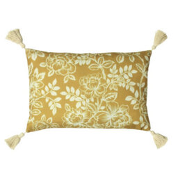 Paoletti Somerton Floral Tasselled Cushion Cover - thumbnail 1