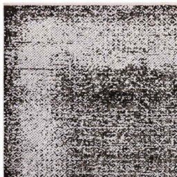 Silver Black Abstract Bordered Modern Rug Easy To Clean Living Room And Bedroom-200Cm X 290Cm - thumbnail 5