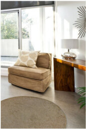 The Rugs Relay Collection Recycled Low Pile Rug In Brown - thumbnail 2