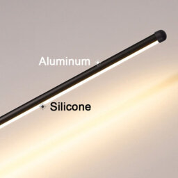 Living And Home Black 60Cm Long Strip Linear Led Indoor Wall Light Wall Sconce Warm Light For Living Room Bedroom - thumbnail 4