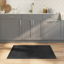 Berkfield Rug Rectangular Grey 80X100 Cm Bamboo - thumbnail 1