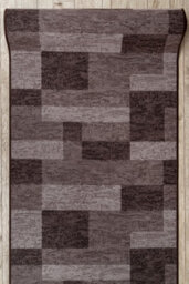 RugsX Runner Anti-Slip Icona Gum Brown 67Cm 67X210 Cm - thumbnail 4