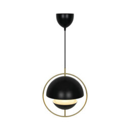 Nordlux Tavia Metal Pendant Light Dual Shade Black,mains - thumbnail 4