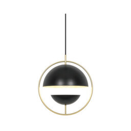 Nordlux Tavia Metal Pendant Light Dual Shade Black,mains - thumbnail 1