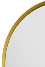 "Mirroroutlet Arcus - Gold Framed Arched Garden Wall Mirror 71"" X 35"" (180Cm X 90Cm)" - thumbnail 5