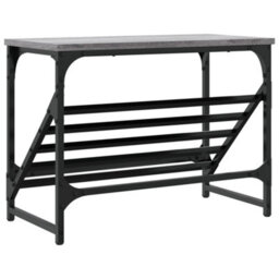 Berkfield Shoe Rack Grey Sonoma 60X30X45 Cm Engineered Wood - thumbnail 6