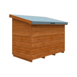 Buttercup Farm 4X2.3 Tool Chest 12mm Shed - L115 X W67.5 X H97.5 Cm - Solid Wood/softwood/pine - Burnt Orange - thumbnail 2