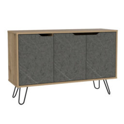 Core Products Manhattan Medium Sideboard With 3 Doors, H75.6Cm X W117.1Cm X D38.0Cm - thumbnail 1