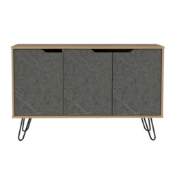 Core Products Manhattan Medium Sideboard With 3 Doors, H75.6Cm X W117.1Cm X D38.0Cm - thumbnail 2