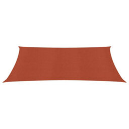 Berkfield Sunshade Sail 160 G/m2 Terracotta 4X5 M Hdpe - thumbnail 2