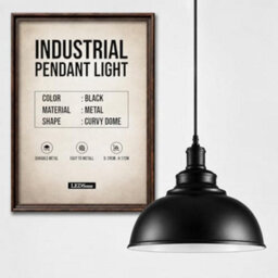 Ledsone Industrial Pendant Light 95Cm Height Adjustable Metal E27 Holder Ceiling Hanging For Living Room Bedroom Dining - thumbnail 1