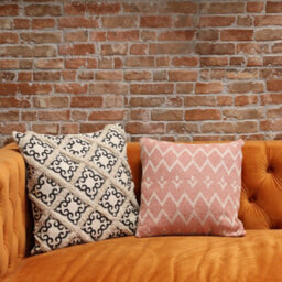 Four Candle Classic Cushion Cover Maze Black 40X40Cm - thumbnail 3