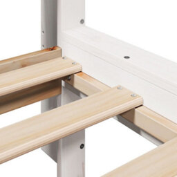 Berkfield Bookcase Bed Without Mattress White 75X190 Cm Small Single Solid Wood Pine - thumbnail 7