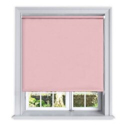 Lister Cartwright Blackout Plain Roller Blinds Windows Blind Child Safety Included (Pink, 150 Cm Width X 160 Cm Drop) - thumbnail 2