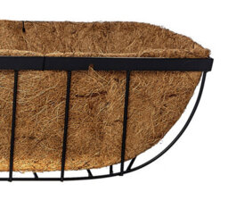 "Ruddings Wood Garden Metal Wall Baskets Troughs Planters (W)90Cm 36""  Set Of 2" - thumbnail 3