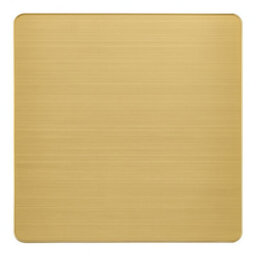 70Cm Square Oak Effect Bistro Table With Brushed Gold Edge & Round Pedestal Base Dining Table For Home, Cafe, Resturant - thumbnail 5