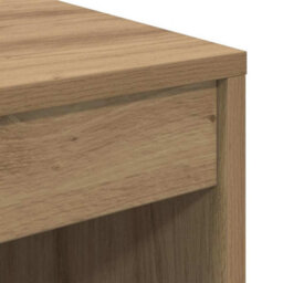 Berkfield Writing Desk Artisan Oak Engineered Wood 60 X 50 X 76 Cm - thumbnail 7