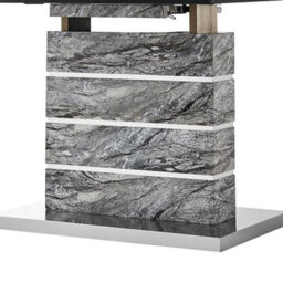 Furniture in Fashion Parini Small Extending Dining Table In Melange Marble Effect - thumbnail 9