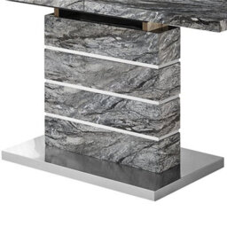 Furniture in Fashion Parini Small Extending Dining Table In Melange Marble Effect - thumbnail 8