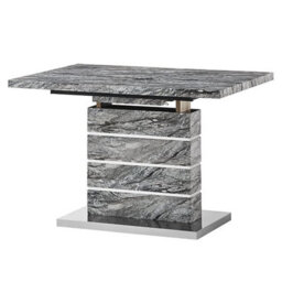 Furniture in Fashion Parini Small Extending Dining Table In Melange Marble Effect - thumbnail 6