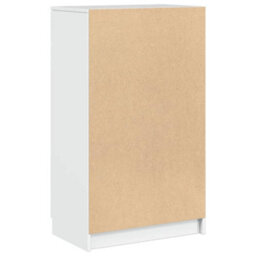 Berkfield Sturdy Shoe Cabinet High Gloss White 59X35X100 Cm Engineered Wood - thumbnail 6