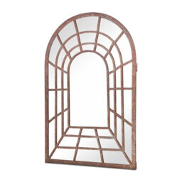 Mirroroutlet Chelsea Metal Arch Shaped Decorative Gothic Effect Garden Mirror 77Cm X 50Cm - thumbnail 3
