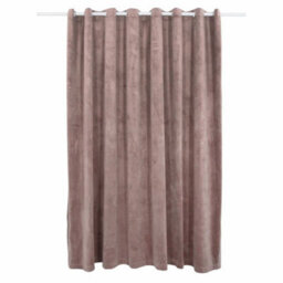 Berkfield Blackout Curtain With Metal Rings Velvet Antique Pink 290X245 Cm - thumbnail 2