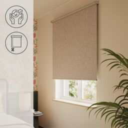GoodHome Novan Cordless Taupe Blackout Roller Blind (W)180Cm (L)180Cm - thumbnail 6