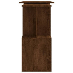 Vidaxl Corner Desk Brown Oak 200X50X76 Cm Engineered Wood - thumbnail 7