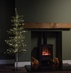 Samuel Alexander 5Ft (1.5M) Light Up Christmas Pine Needle Tree With 220 Warm White Leds And Metal Stand - thumbnail 3