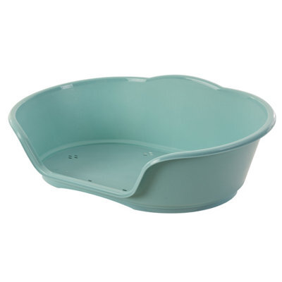 Proplas Multicolour Plastic Dog Bed (W)58Cm (D)32Cm Extra Large - image 1