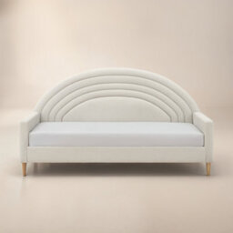Flair Noa Rainbow Day Bed Beige Teddy Fabric - thumbnail 3