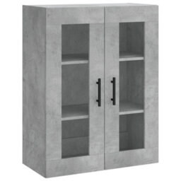 Berkfield Elegant Highboard Concrete Grey 69.5X34X180 Cm Engineered Wood - thumbnail 5