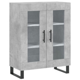 Berkfield Elegant Highboard Concrete Grey 69.5X34X180 Cm Engineered Wood - thumbnail 7