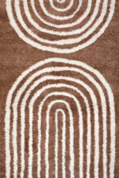 The Rugs Moodi Shaggy Terra Tawny Rug Runner Scandinavian Thick High Pile For Living Rooms, Bedrooms, Hallways, Kitchens - thumbnail 1