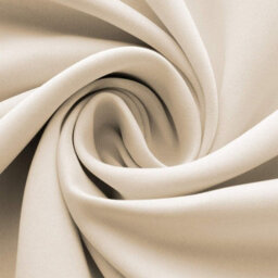 Cream Eyelet Curtains Pair  Luxury Insulated Heavy Thermal Ring Top Ready Made Window Curtain 66 X 54 - thumbnail 5
