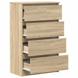Vidaxl Sideboard Sonoma Oak 60X35X98.5 Cm Engineered Wood - thumbnail 5