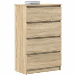 Vidaxl Sideboard Sonoma Oak 60X35X98.5 Cm Engineered Wood - thumbnail 4