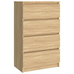 Vidaxl Sideboard Sonoma Oak 60X35X98.5 Cm Engineered Wood - thumbnail 1